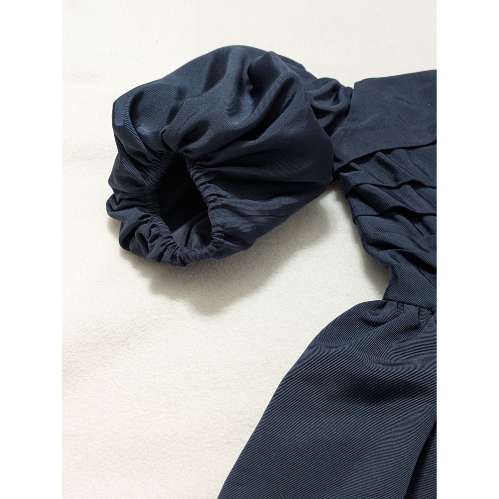 Jenny Yoo Regina Dress in Navy Blue, size 2 with detachable sleeves Formal Midi - Picture 11 of 16